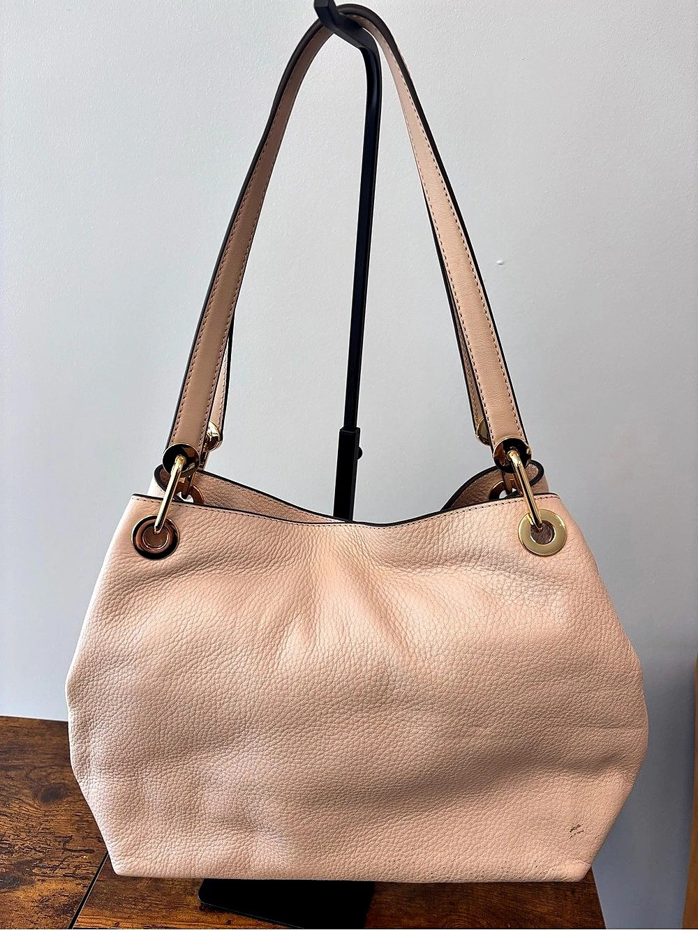 Michael Kors Pink Leather-Look Shoulder Bag